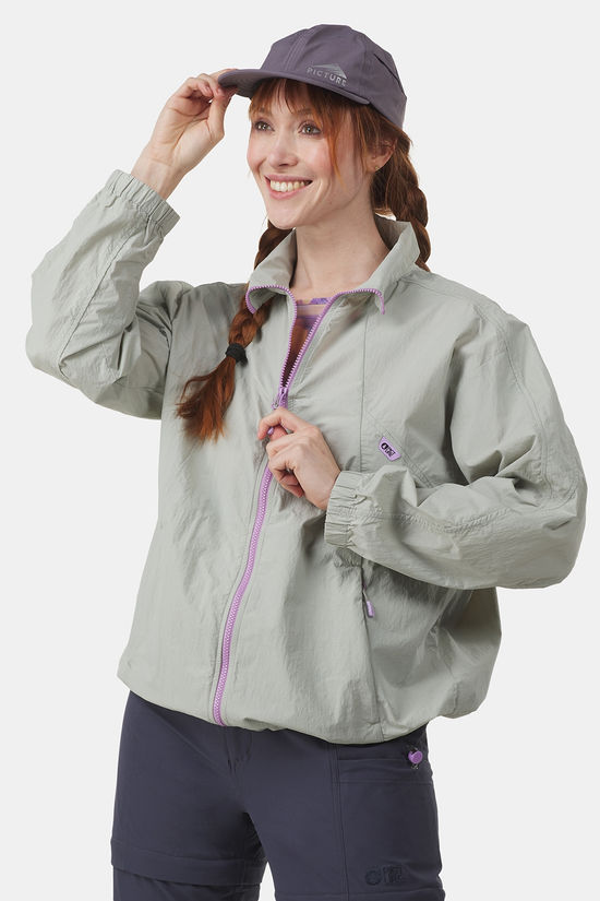 Picture Nahuah Fleecevest Dames light blue