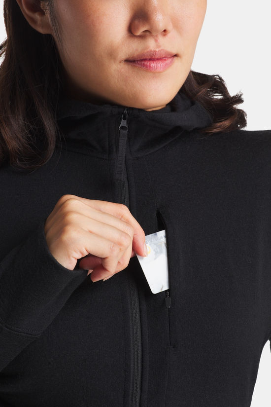 icebreaker Merino 260 Quantum IV Zip Fleecevest Dames black