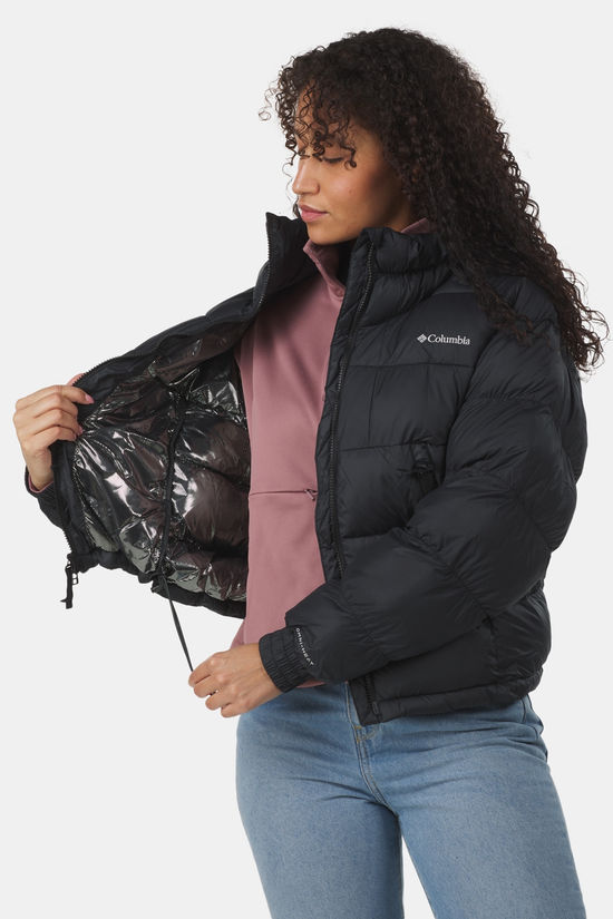 Columbia Pike Lake II Cropped Gevoerde Jas Dames black