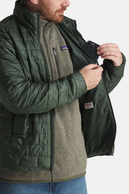 Patagonia Nano Puff Isolatiejas Heren dark khaki