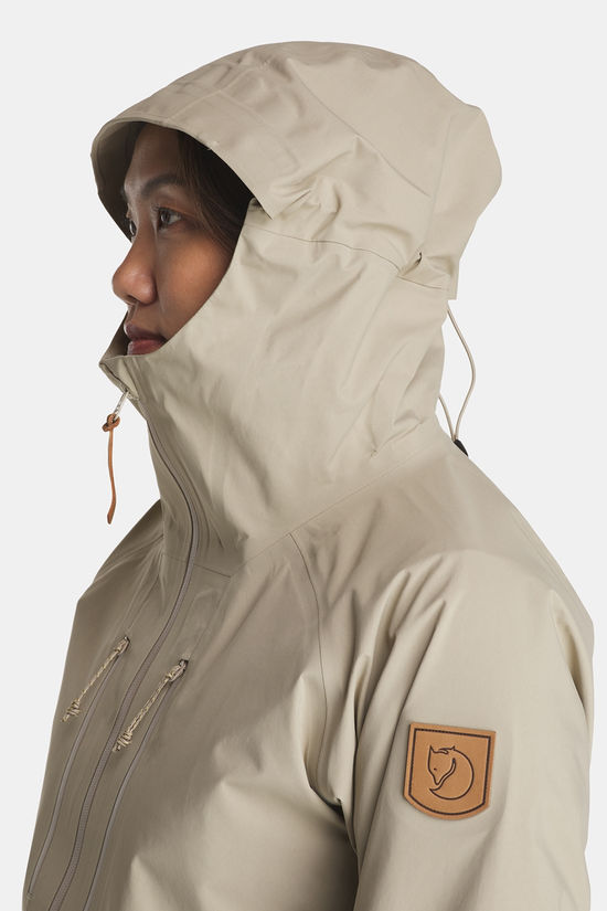 Fjällräven Keb Gore-Tex Hardshell Jas Dames stone