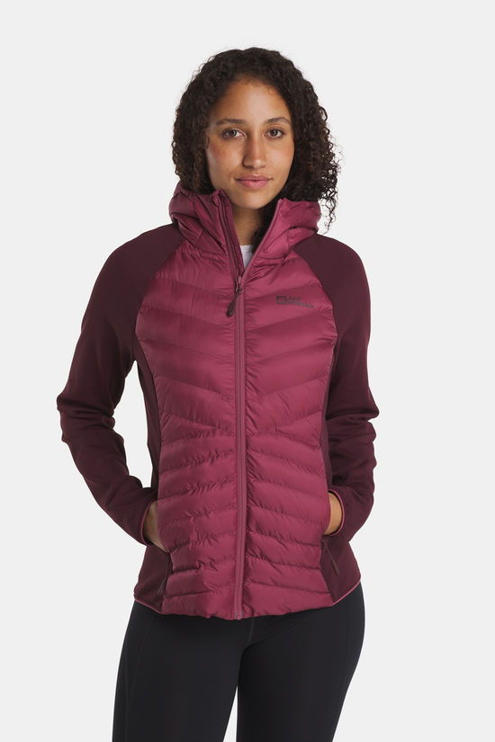 Jack Wolfskin Routeburn Pro Hybrid Jas Dames Bordeaux / Maroon