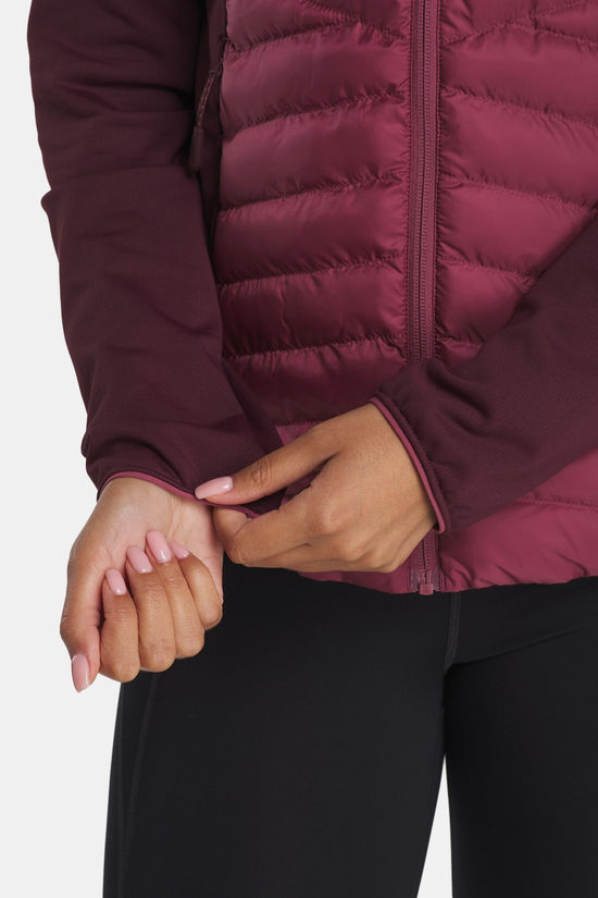Jack Wolfskin Routeburn Pro Hybrid Jas Dames Bordeaux / Maroon