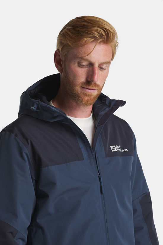 Jack Wolfskin Jasper Ins Jacket Gevoerde Jas Navy Blue