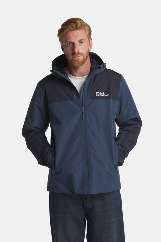 Jack Wolfskin Jasper Ins Jacket Gevoerde Jas Navy Blue