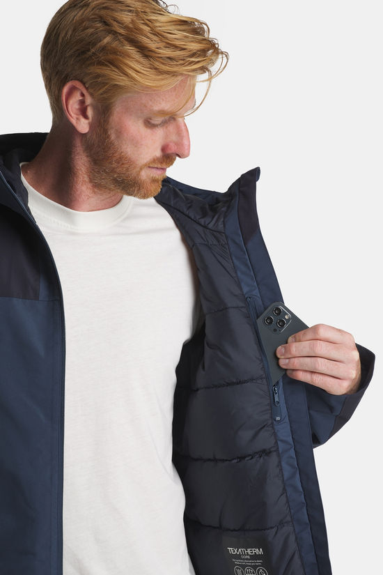 Jack Wolfskin Jasper Ins Jacket Gevoerde Jas Navy Blue