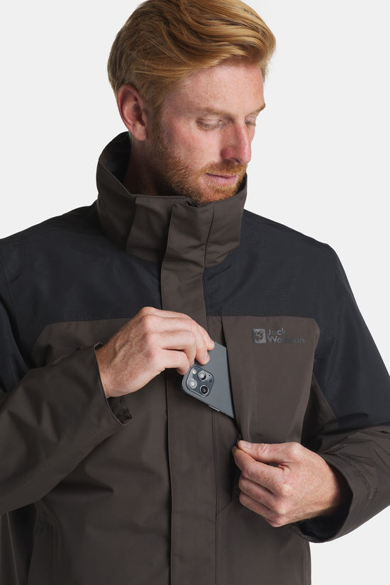 Jack Wolfskin Romberg 3-In-1 Jas dark brown