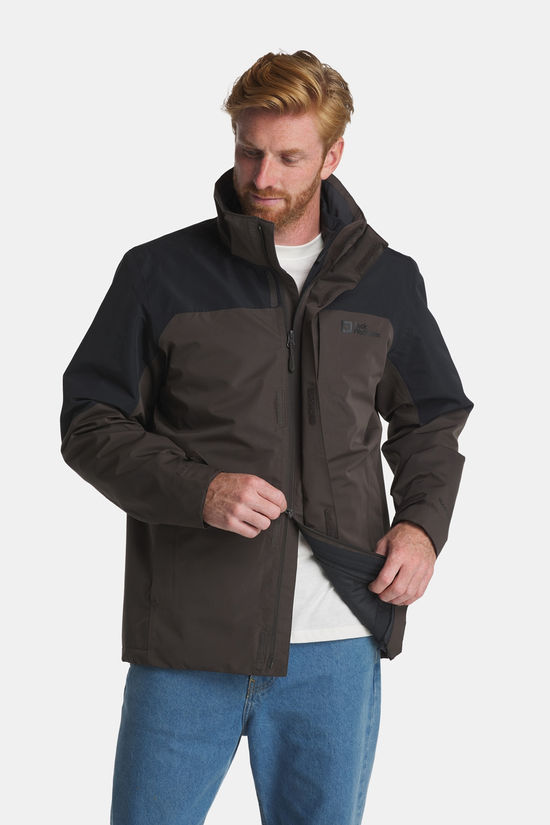 Jack Wolfskin Romberg 3-In-1 Jas dark brown