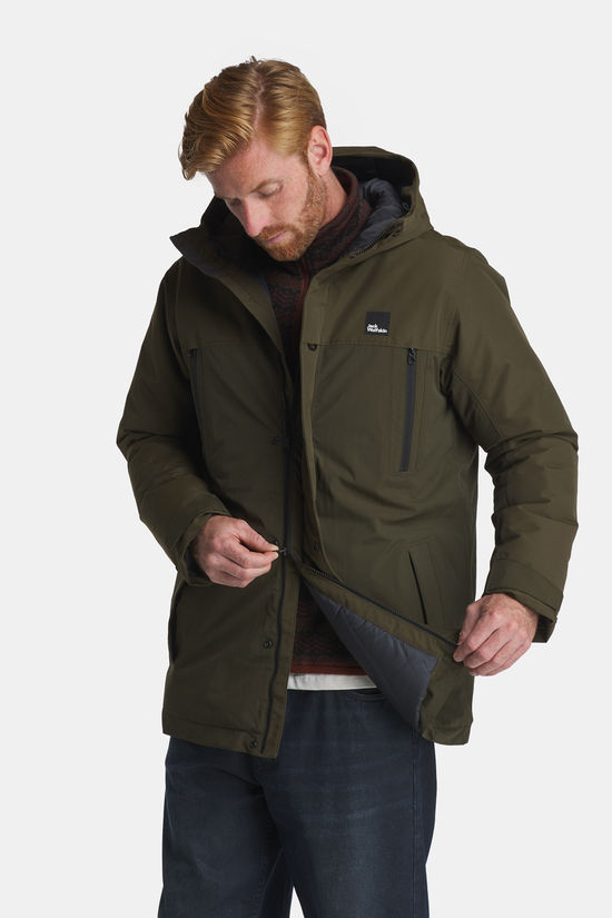 Jack Wolfskin Glacier Shield Winterjas Olive Green
