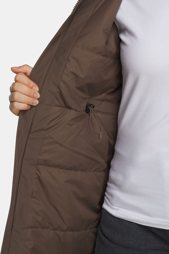 The North Face Hikesteller Insulated Parka Dames Taupe