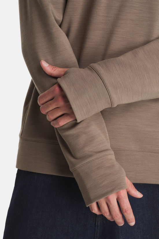 Fjällräven Keb Crew Neck Fleecetrui mid brown