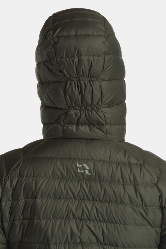 Rab Microlight Alpine Donsjas Dames mid khaki