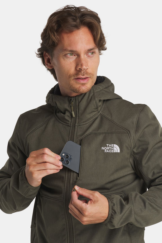 The North Face M Quest Hooded Softshell dark khaki