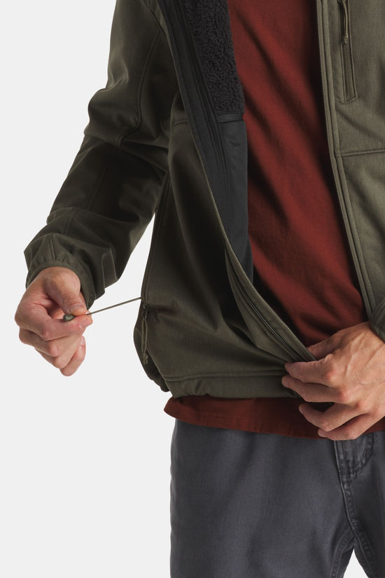 The North Face M Quest Hooded Softshell dark khaki