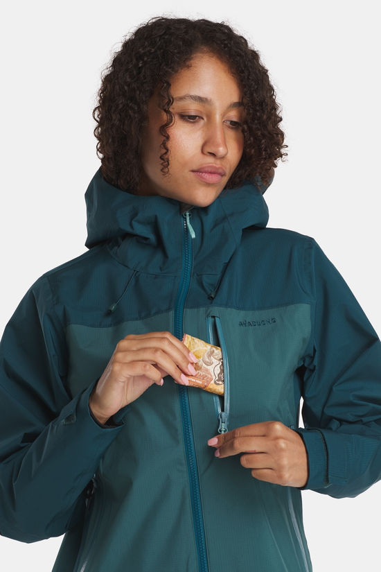 Ayacucho Mountain Peak 3L Hardshell Jas Dames Petrol