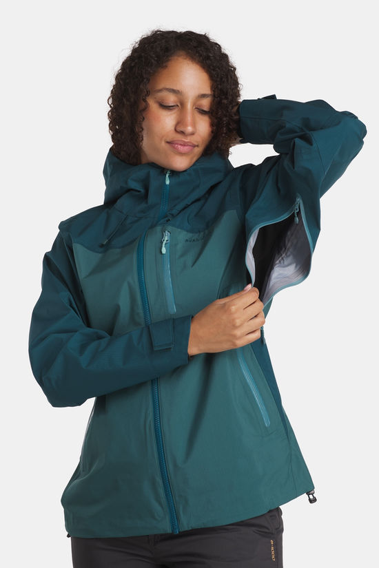 Ayacucho Mountain Peak 3L Hardshell Jas Dames Petrol
