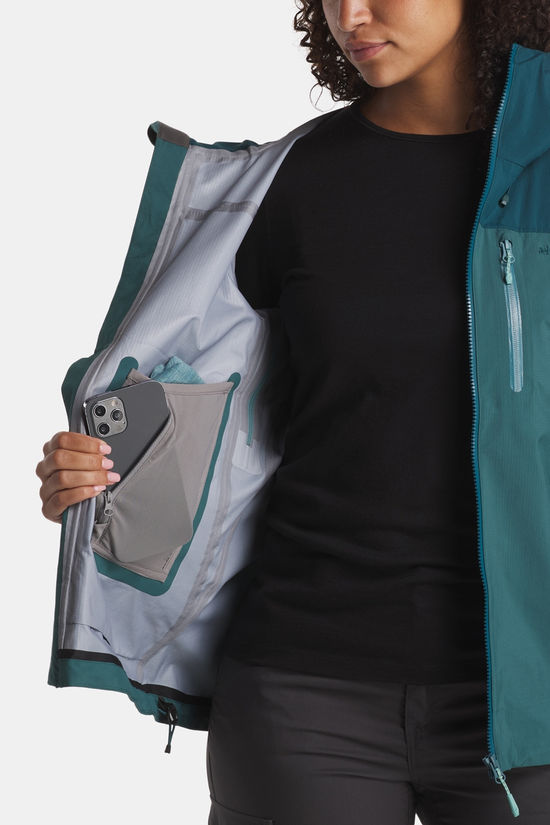Ayacucho Mountain Peak 3L Hardshell Jas Dames Petrol