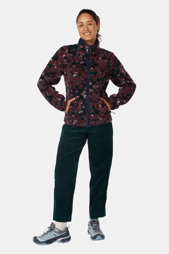Ayacucho Rydal Jaquard Fleecevest Dames Petrol/Patterned