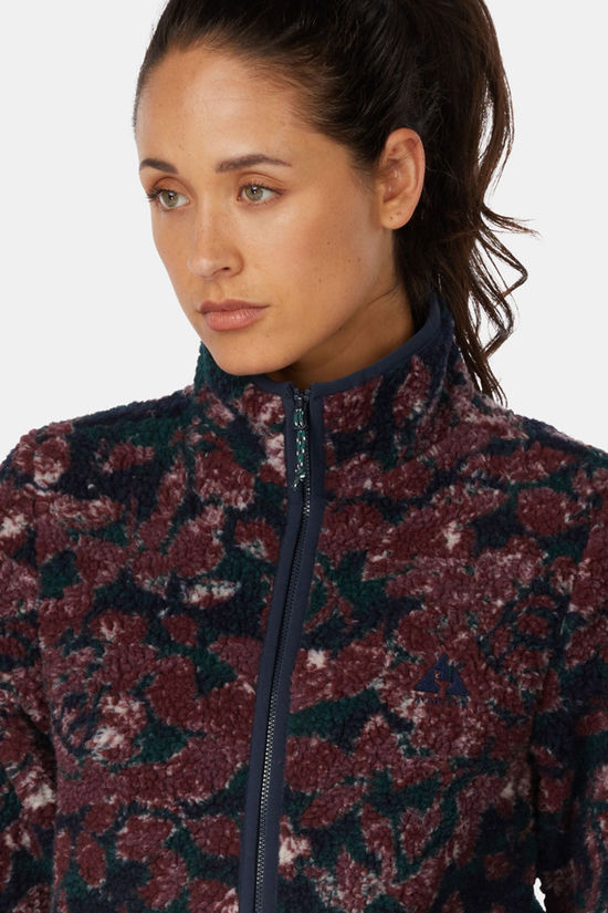 Ayacucho Rydal Jaquard Fleecevest Dames Petrol/Patterned