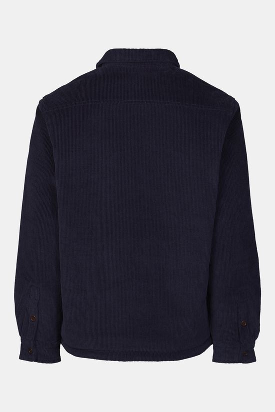 Ayacucho Dakota Corduroy Gevoerd Shirt Navy Blue