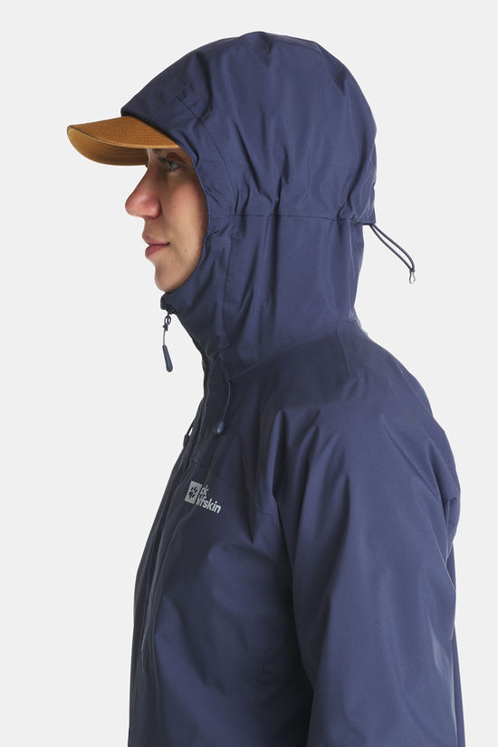 Jack Wolfskin Tempest 2L Regenjas Dames dark blue