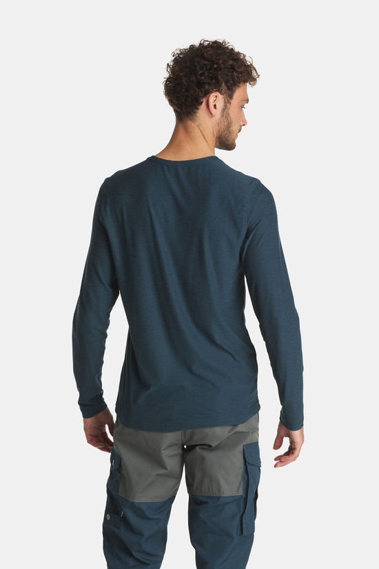 Vuori L/S Strato Tech Tee mid blue