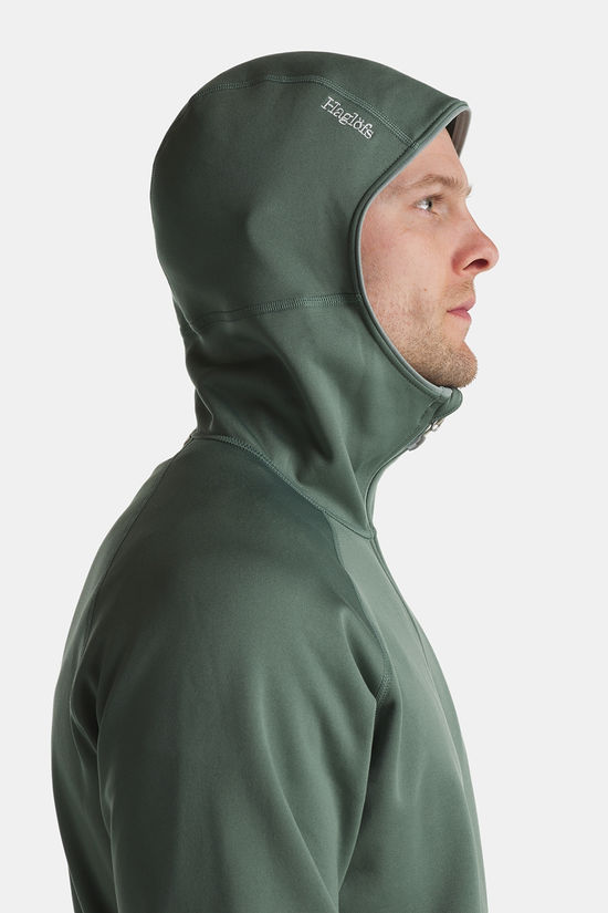 Haglöfs Magma Mid Hood Fleecevest dark khaki