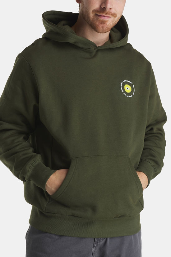 Looking For Wild Big Hood Hoodie green