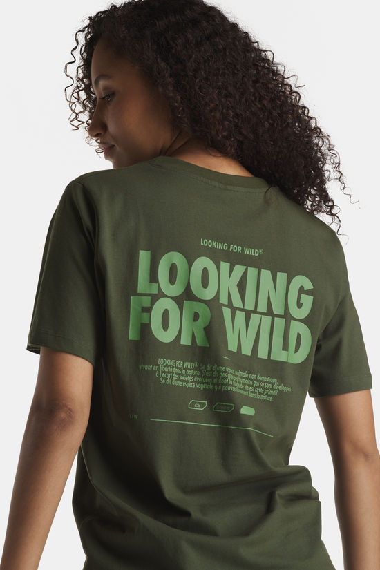 Looking For Wild Olwen T-Shirt Dames green