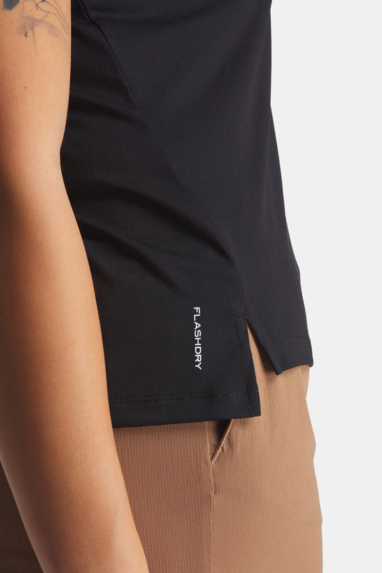 The North Face Flex Tee White Dune T-Shirt Dames black