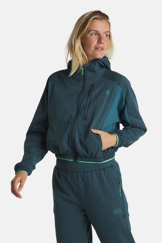 The North Face Mountain Athletics Full Zip Fleece Dames Petrol