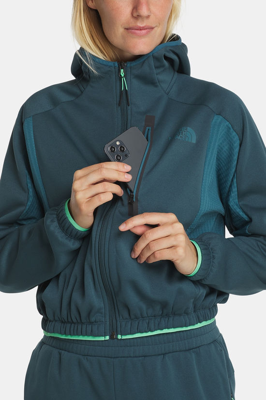 The North Face Mountain Athletics Full Zip Fleece Dames Petrol