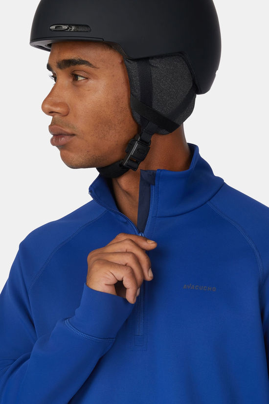 Ayacucho Nouva Tech Fleece 1/4 Zip royal blue