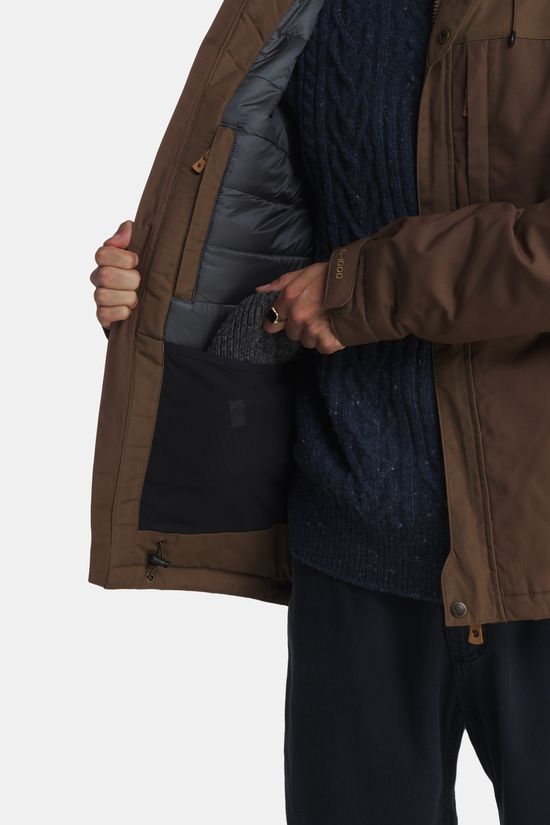 Fjällräven Skogsö Padded Jas dark brown
