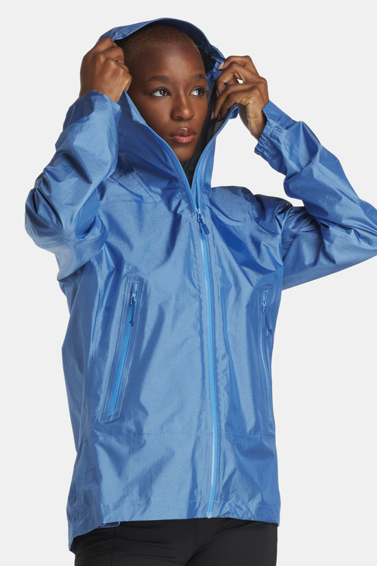 Rab Phantom Mountain Hardshell Jas Dames mid blue