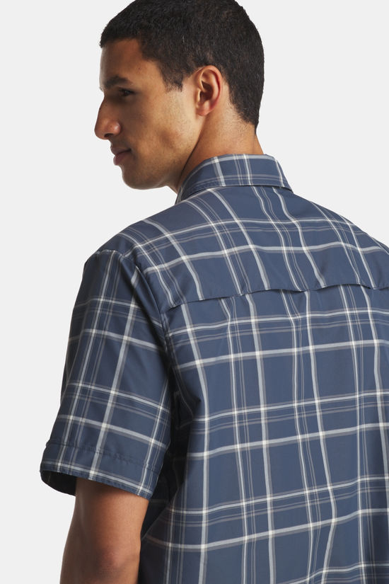 Fjällräven Abisko Hike Shirt dark blue/off white
