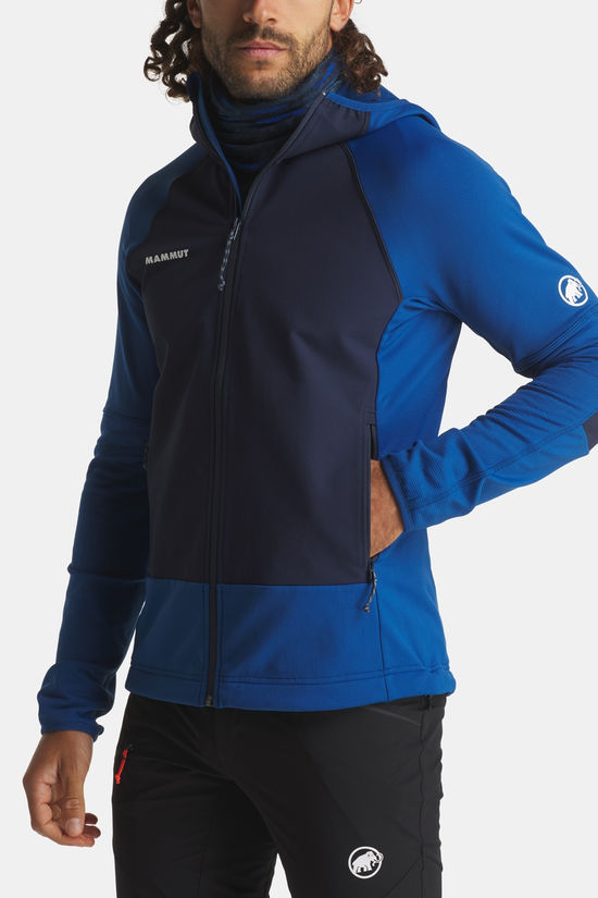 Mammut Massone ML Hooded Fleecevest royal blue/dark blue