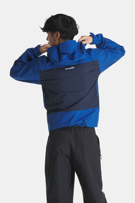 Mammut Crag Hardshell Regenjas royal blue/dark blue