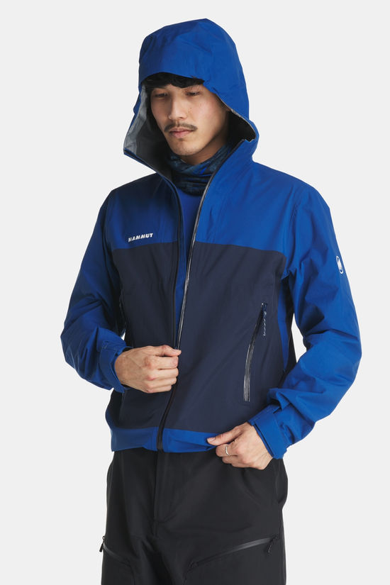 Mammut Crag Hardshell Regenjas royal blue/dark blue