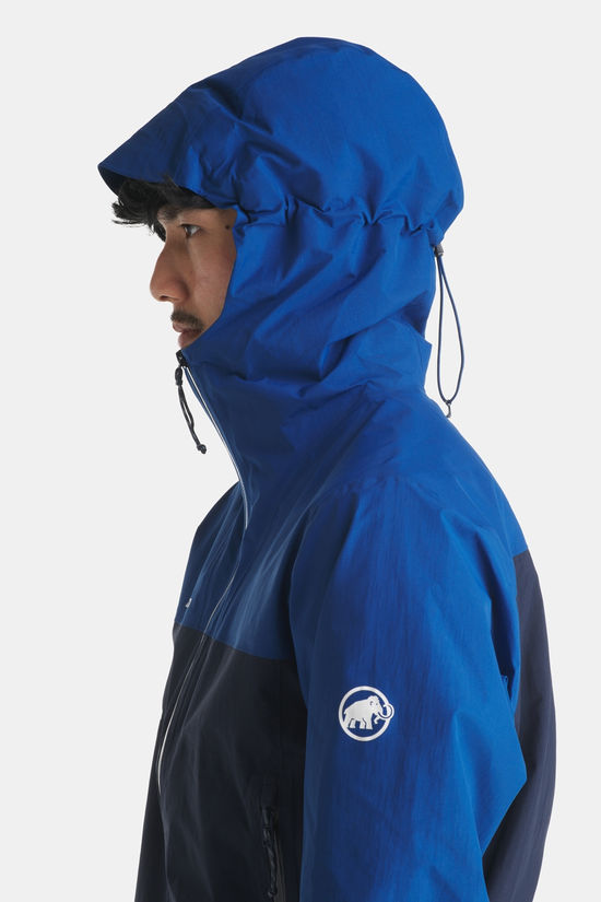Mammut Crag Hardshell Regenjas royal blue/dark blue