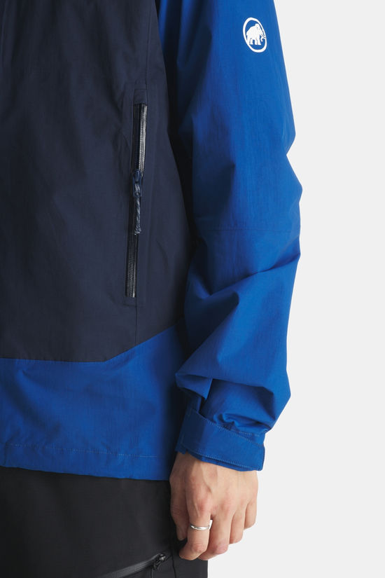 Mammut Crag Hardshell Regenjas royal blue/dark blue