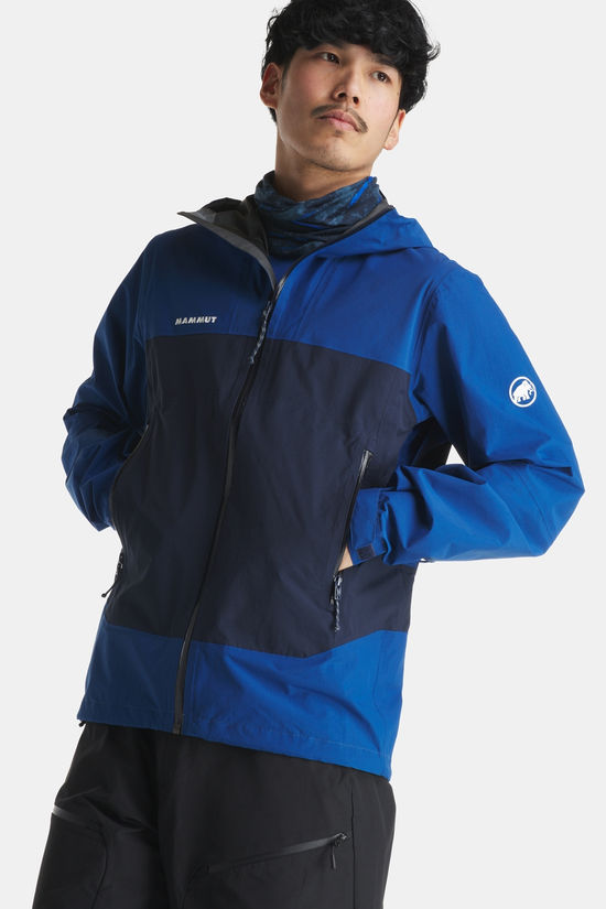 Mammut Crag Hardshell Regenjas royal blue/dark blue