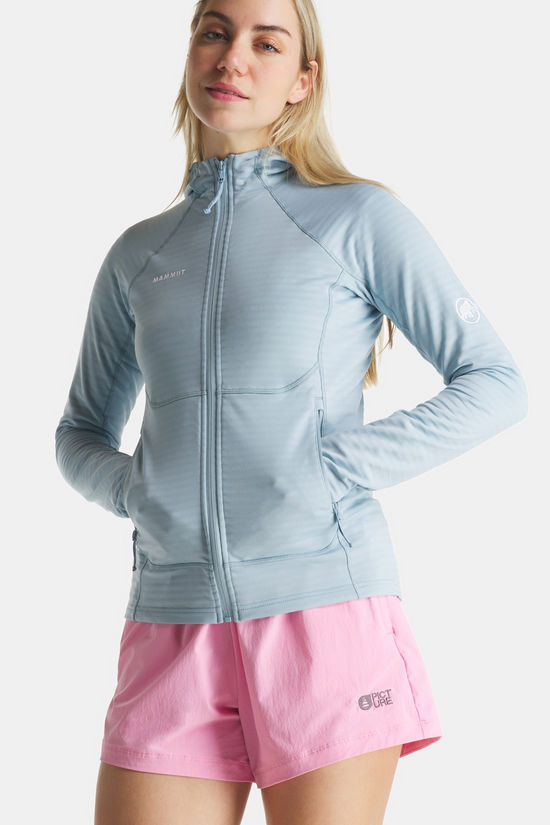 Mammut Taiss Hooded Fleecevest Dames light blue