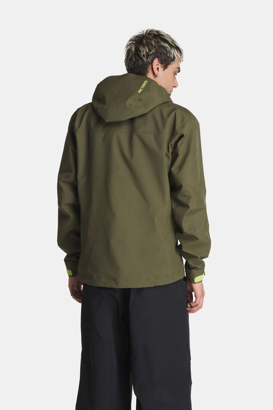 Arc'teryx Beta SV Gore-Tex Pro ePE Hardshell Jas Dark Khaki/Lime Green