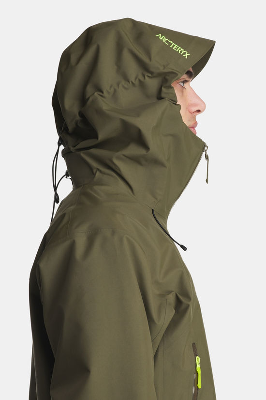 Arc'teryx Beta SV Gore-Tex Pro ePE Hardshell Jas Dark Khaki/Lime Green