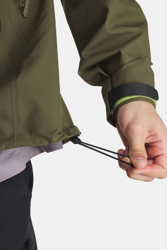 Arc'teryx Beta SV Gore-Tex Pro ePE Hardshell Jas Dark Khaki/Lime Green