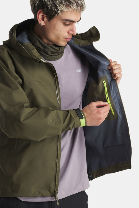 Arc'teryx Beta SV Gore-Tex Pro ePE Hardshell Jas Dark Khaki/Lime Green