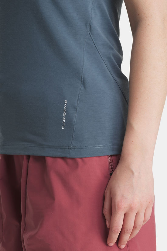 The North Face Lightning Alpine S/S T-Shirt Dames mid grey