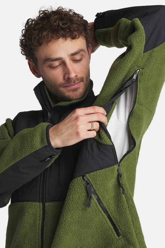 The North Face Retro Denali Fleecevest Heren Dark Khaki/Black