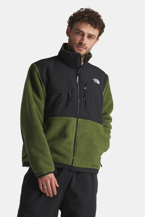 The North Face Retro Denali Fleecevest Heren Dark Khaki/Black